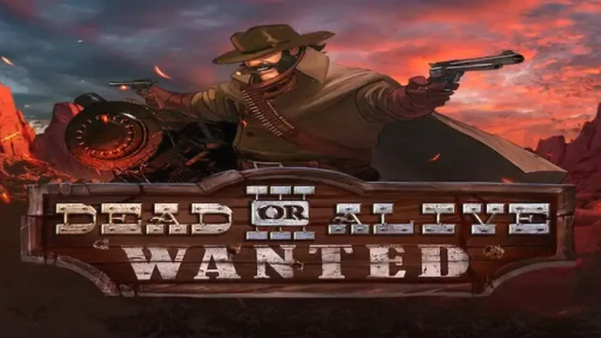 Tampilan visual slot Dead or Alive 3 Wanted dengan tema Wild West yang kelam